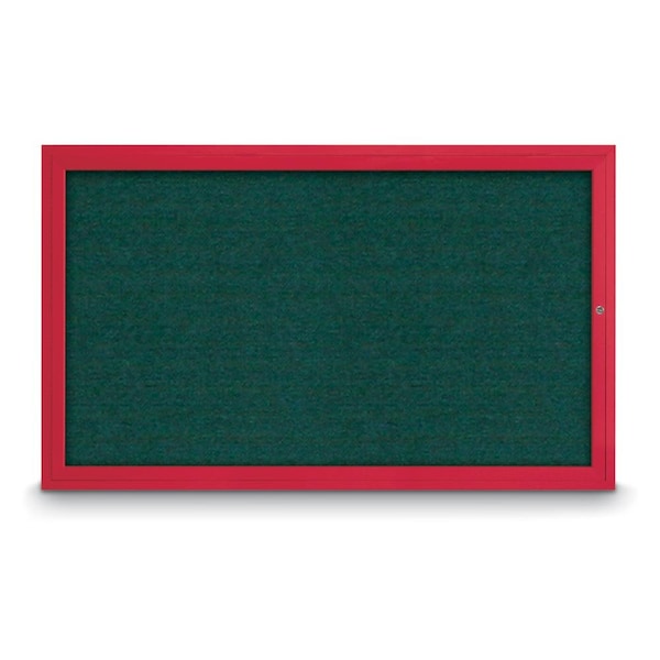 Hinge-less Radius Corkboard, 18"x24", Black Alum Frame/Black